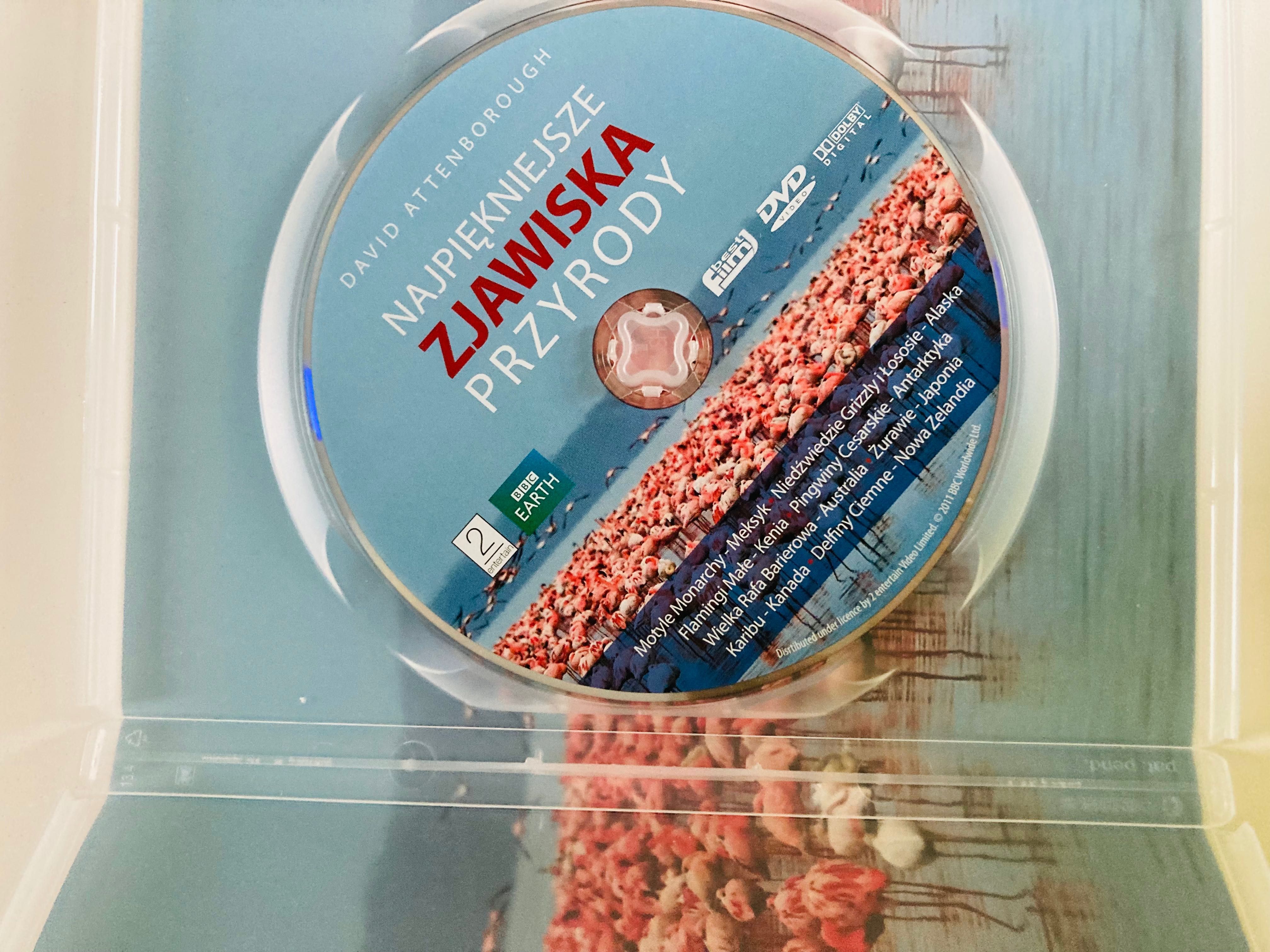 Najpiękniejsze Zjawiska Przyrody David Attenborough dvd