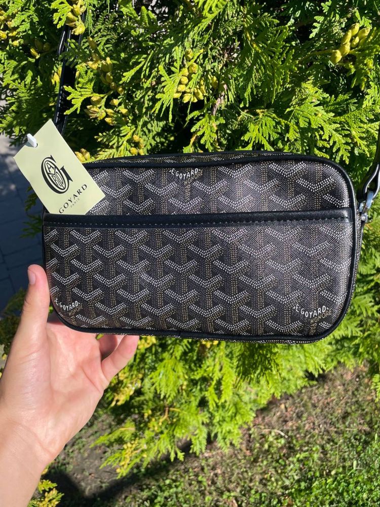 Сумка Goyard чорна та біла