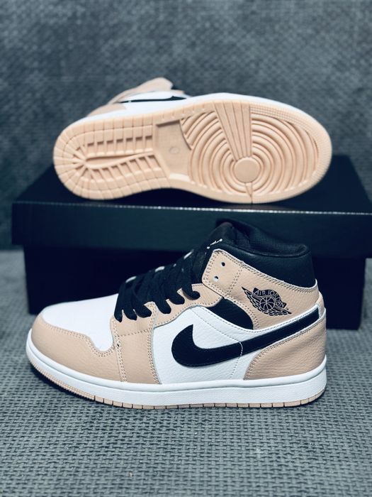 Женские зимние кроссовки Nike Air Retro Jordan 1 зима кожа мех