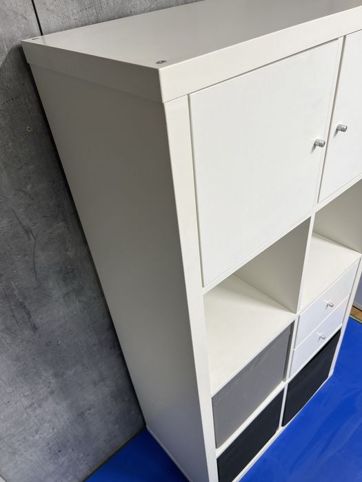 Biały regał ikea Kallax + wklady …::: Dostawa :::…