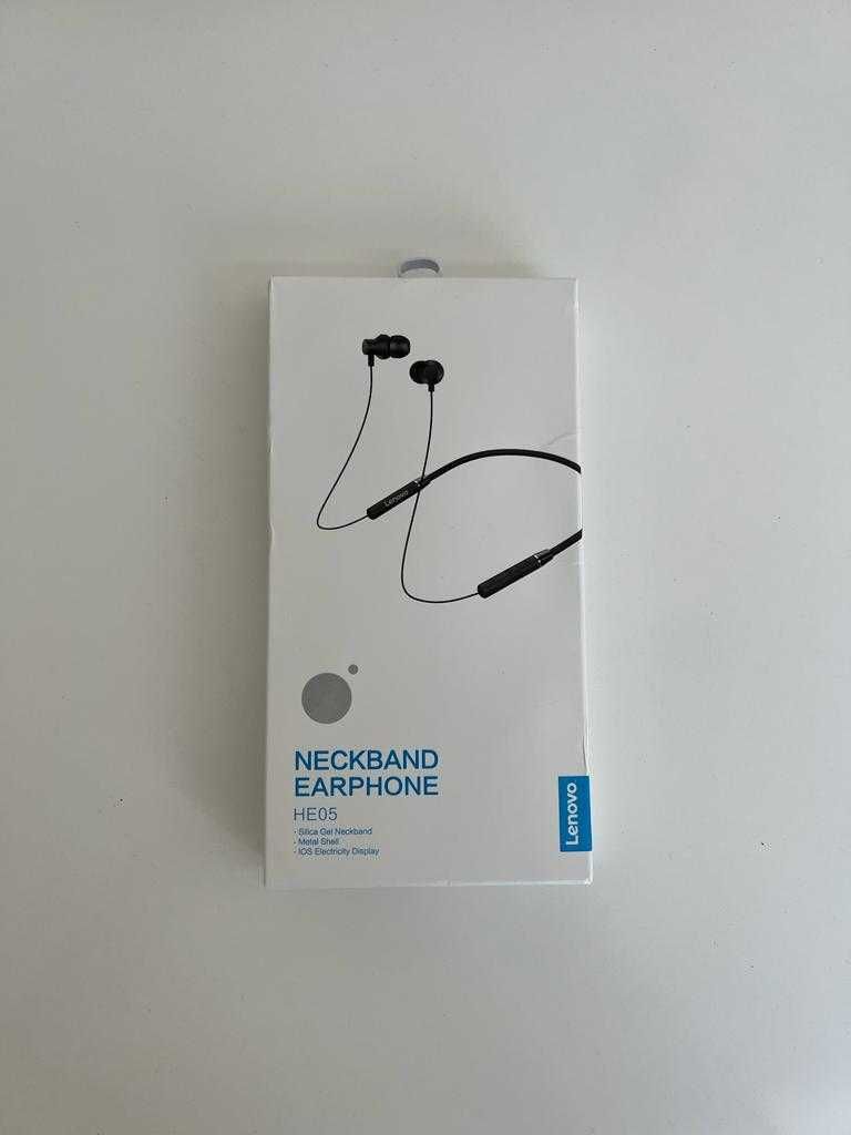 Lenovo Neckband EarPhone HE05 - Novo