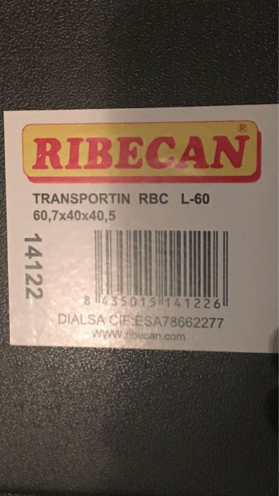 Transportadora para cão como nova