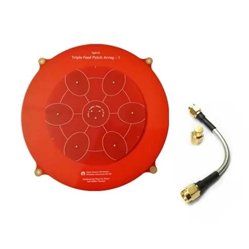 Патч Triple Feed Patch антена  5.8GHz 150mm SMA