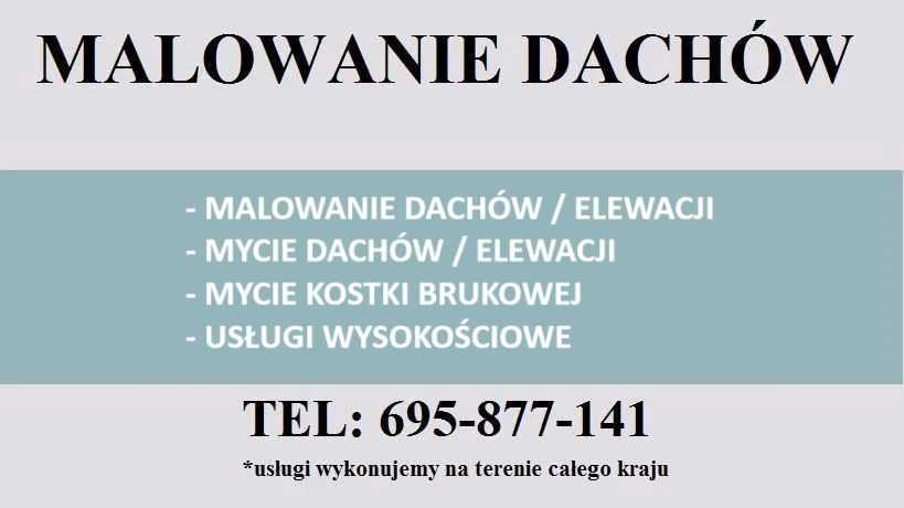 Malowanie dachów / Malowanie elewacji / Mycie dachów / Mycie elewacji