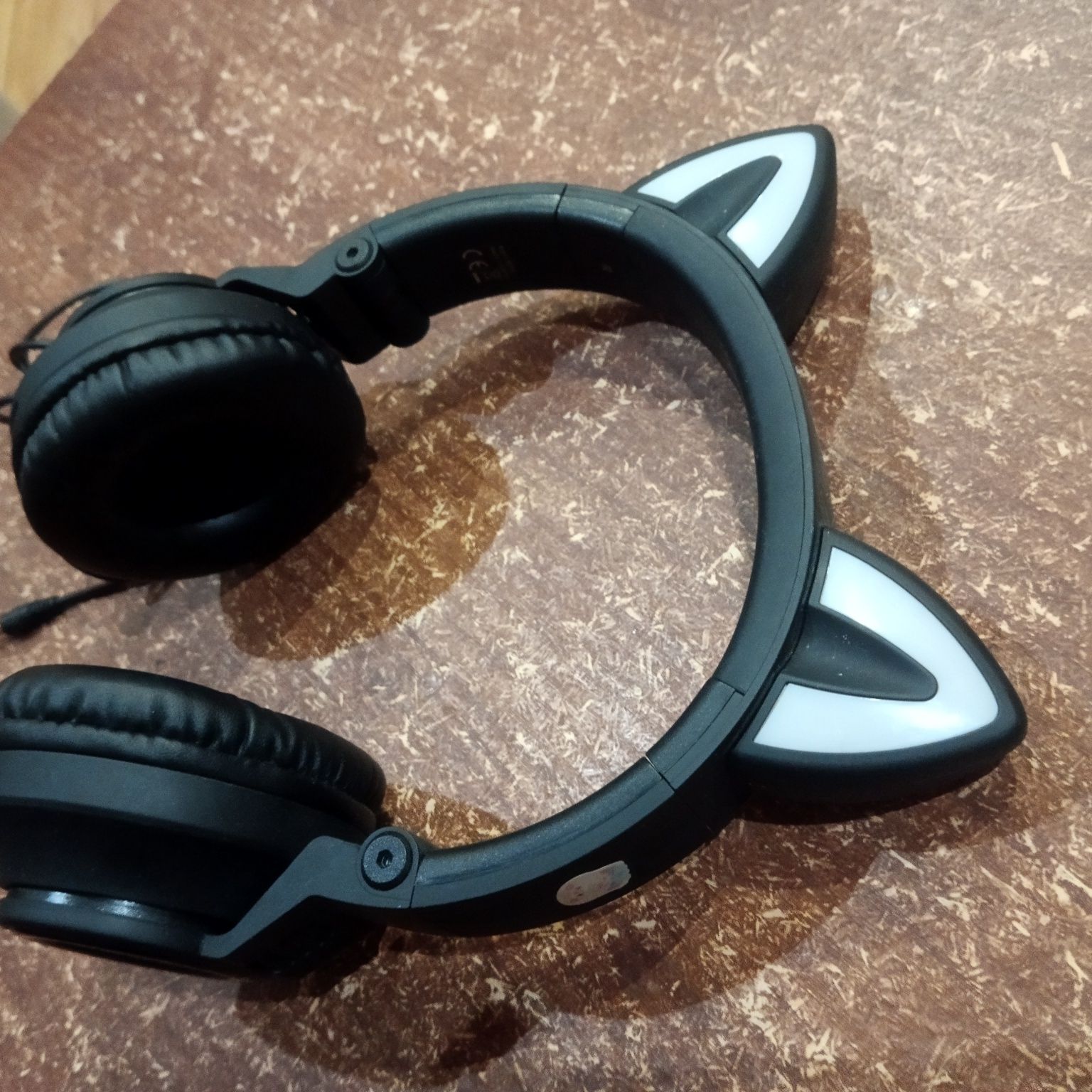 Бездротові Bluetooth навушники з котячими вушками Cat Ear LED підсвічу