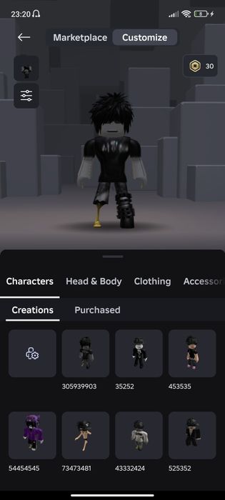 Акаунт roblox ник:Hoold_12