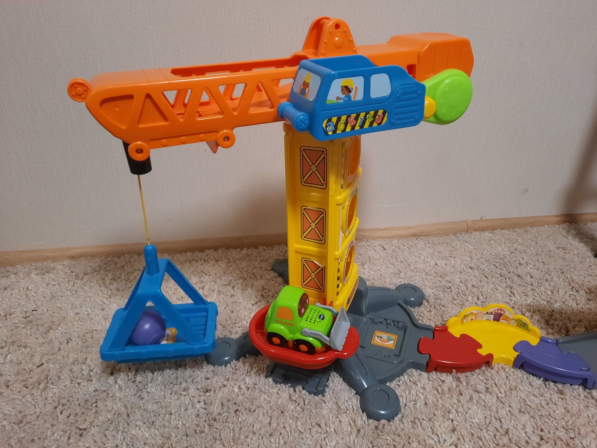Vtech  Строительная площадка и кран Бип-Бип