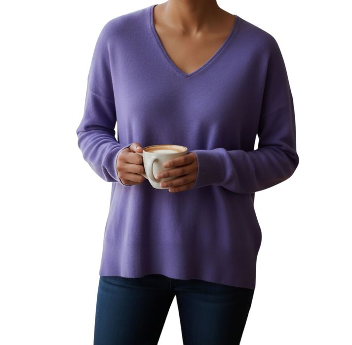 Kaszmirowy sweterek Adagio Rozmiar l/xl 40/42