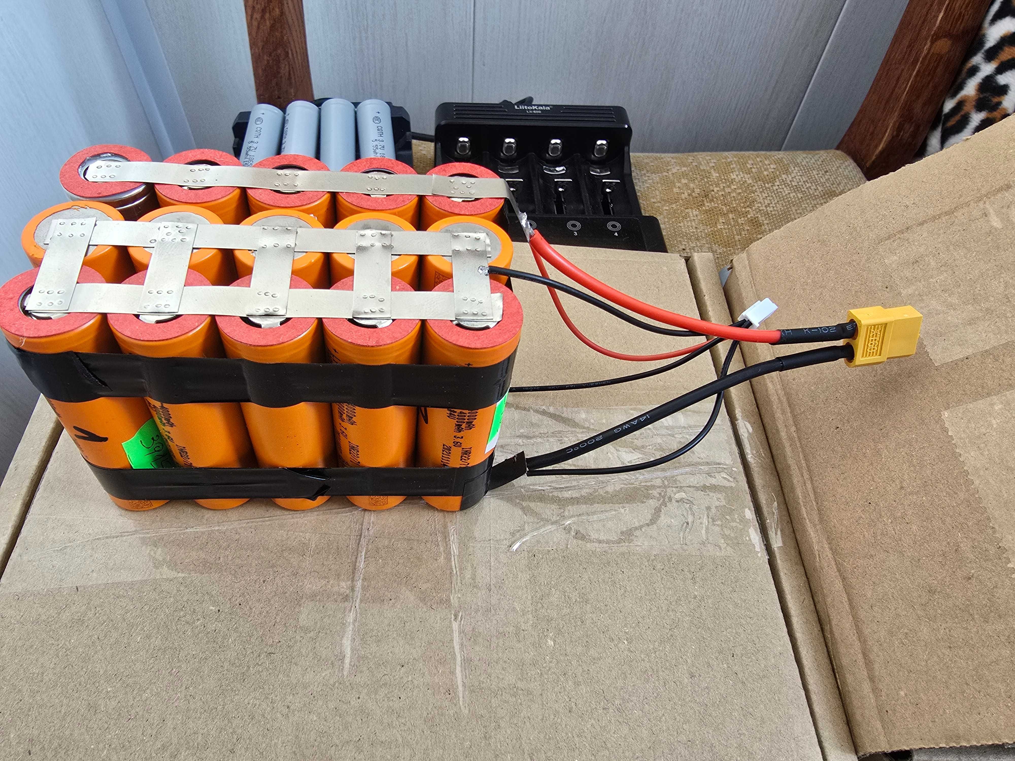 Аккумулятор для прикормочного карпового кораблика flytec 7.4V 6000mAh