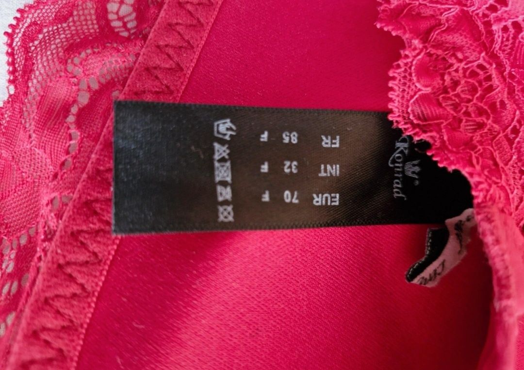 Biustonosz Konrad GISELLE push-up bez fiszbin 70f sophie czerwony