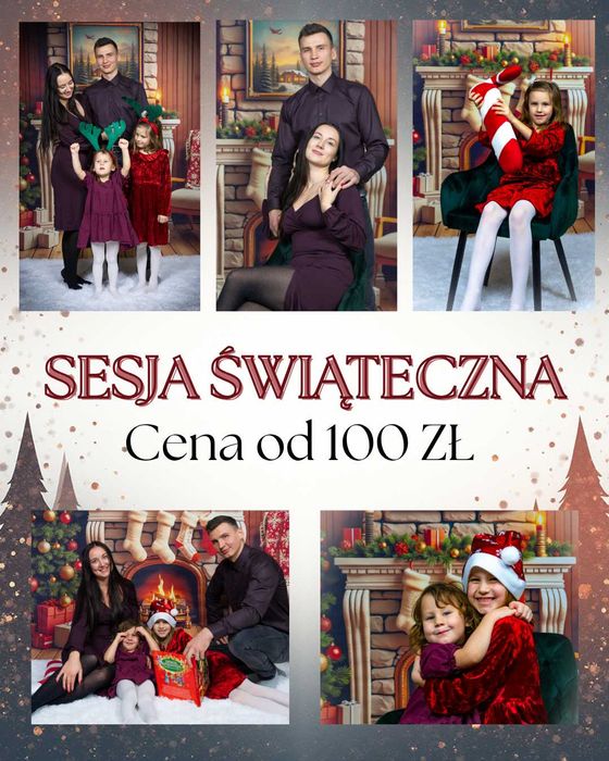 Sesja świąteczna, sesja Bożonarodzeniowa, zdjęcia świąteczne