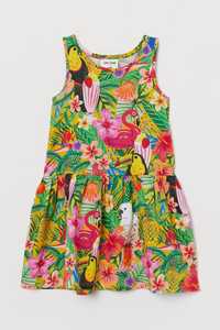 Нарядне дизайнерське літнє плаття платье сарафан H&M Zara 6-8р.122-128