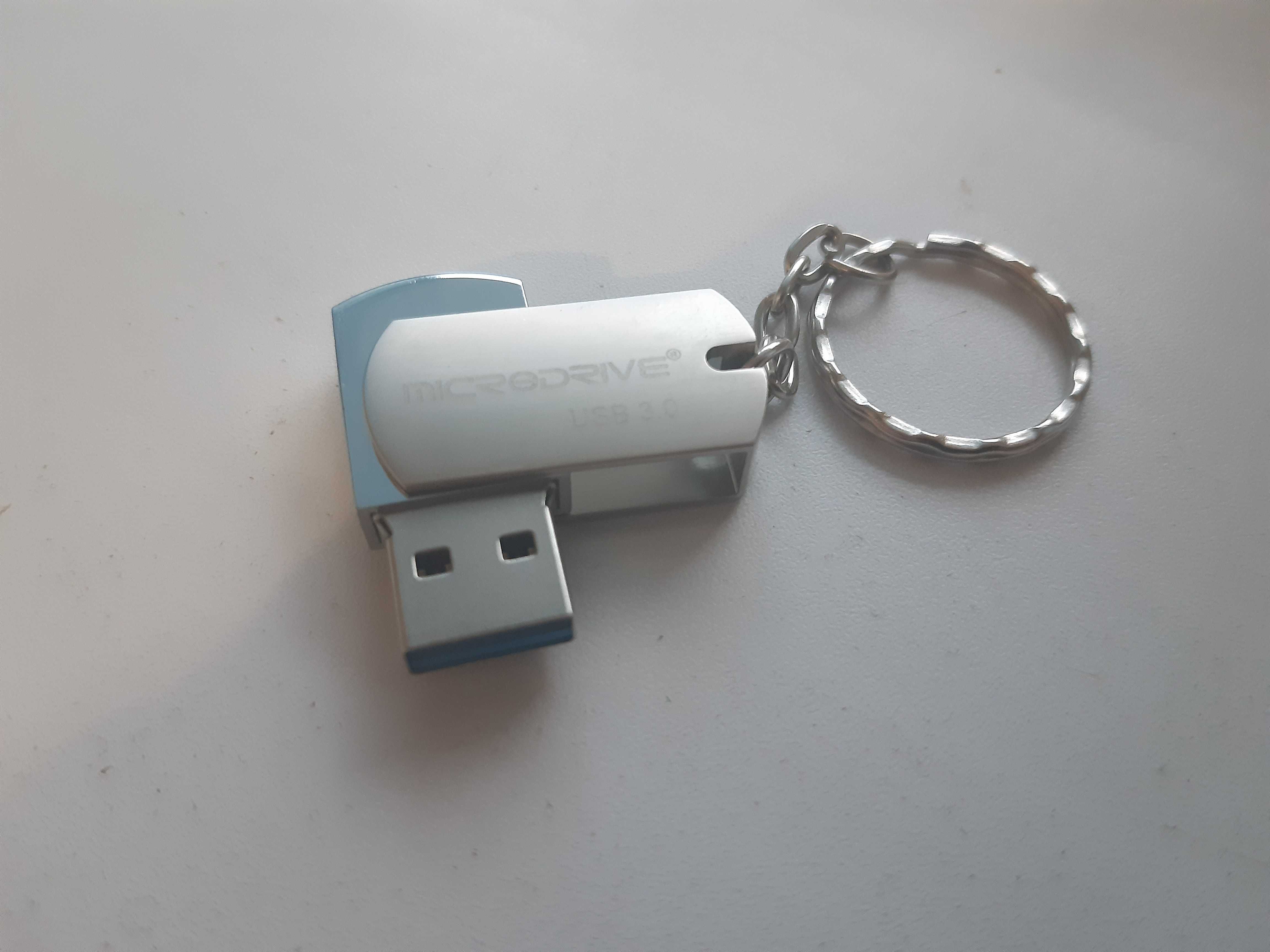 Флешка 32GB flash USB 3.0 100+ Mb/s брелок металлический корпус