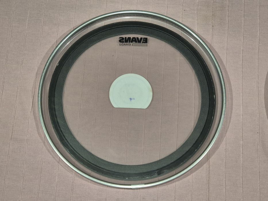 Zestaw Evans Emad 2 i Aquarian Regulator na  bęben basowy 18" - top!