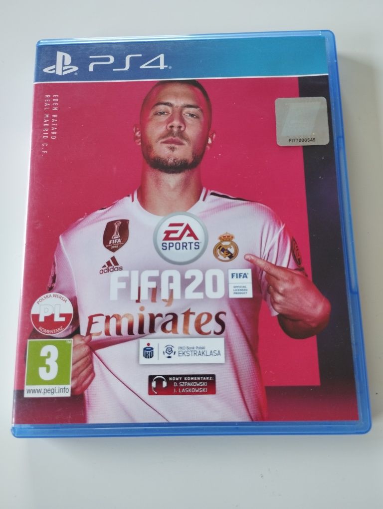FIFA 20, PS4, wersja PL, płyta idealna