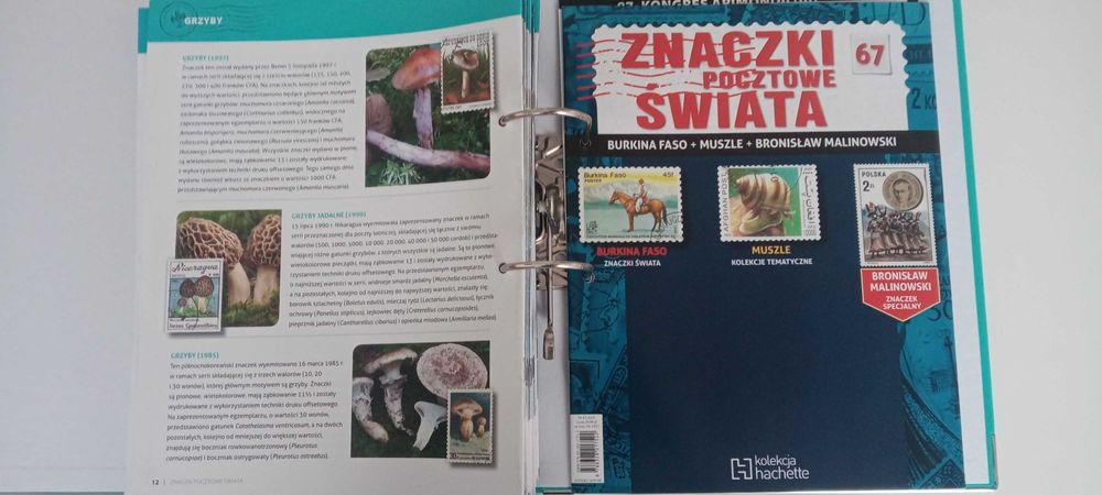 Znaczki pocztowe świata-kolekcja Hachette