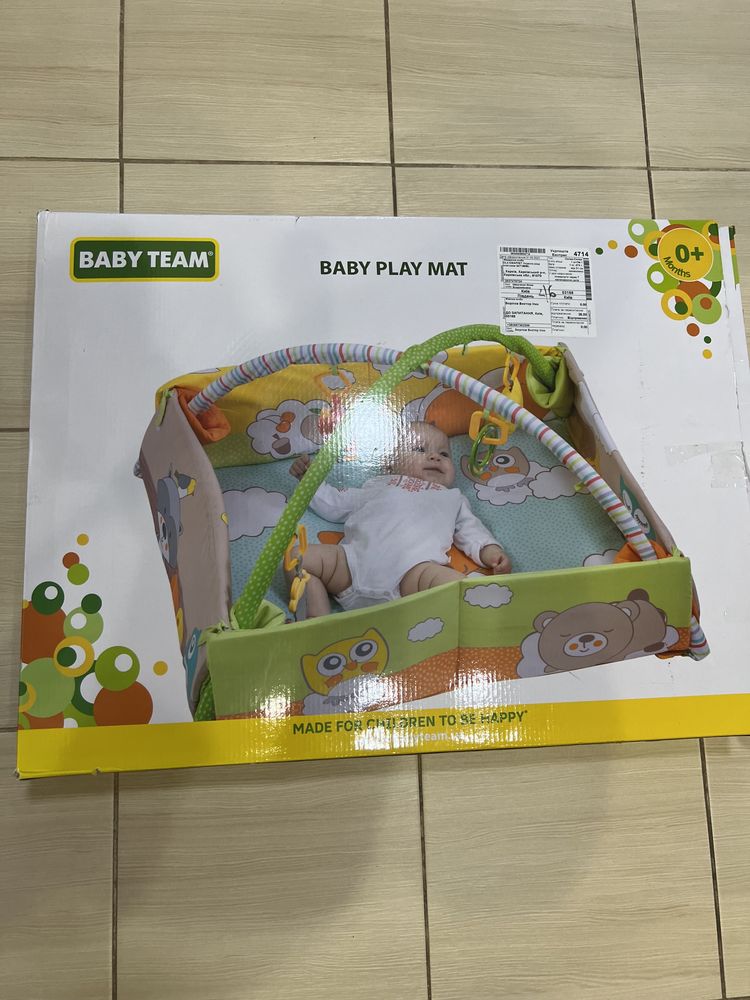 Детский Развивающий игровой коврик babyteam