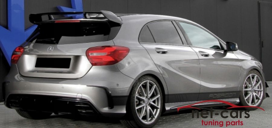 Spoiler lotka klapy dachu AERO MERCEDES W177 A45 A35 AMG czarny połysk