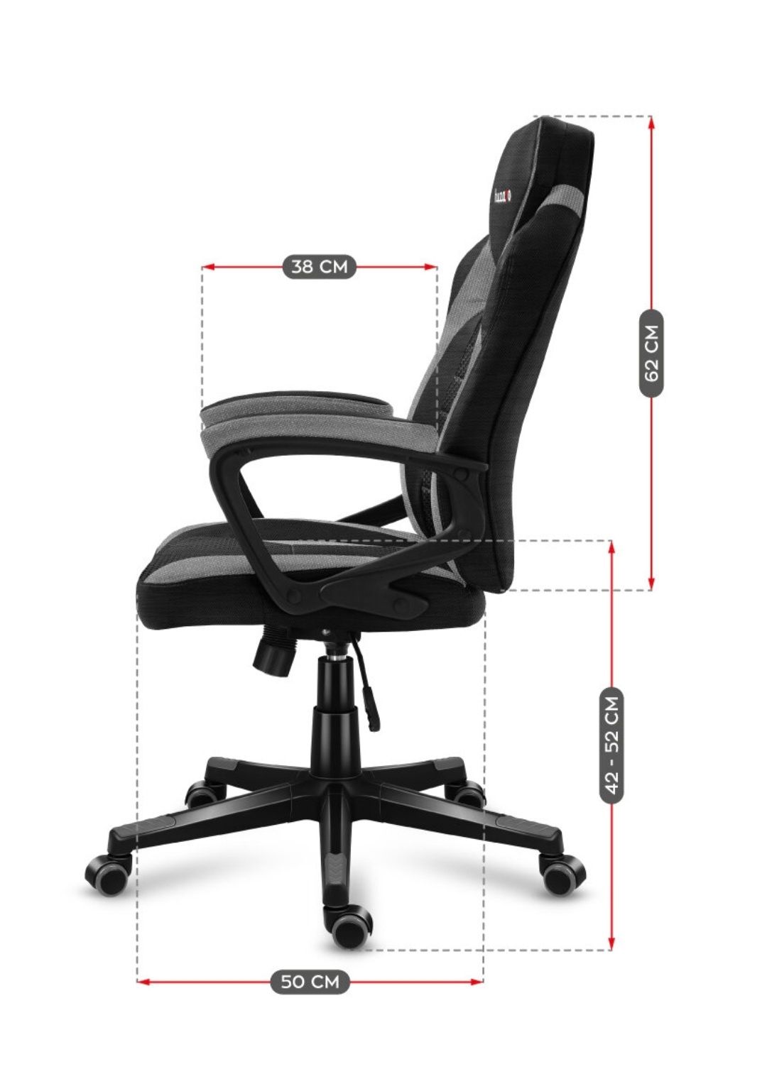 Krzesło obrotowe Huzaro 2.5  GAMINGOWE dla gracza  j.nowe