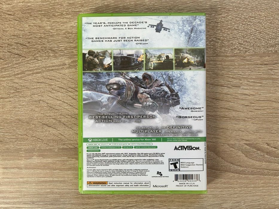 Call of Duty: Modern Warfare 2 - Xbox 360 - stan Używany, sprawny 100%
