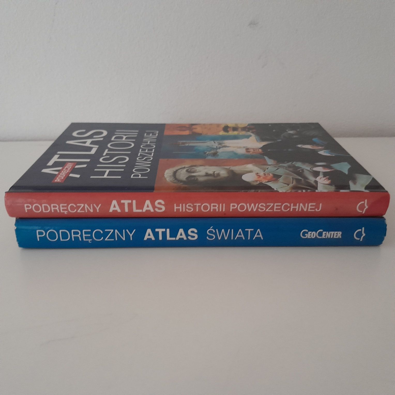 Zestaw Atlas Świata i Atlas Historii Powszechnej Świąt Książki