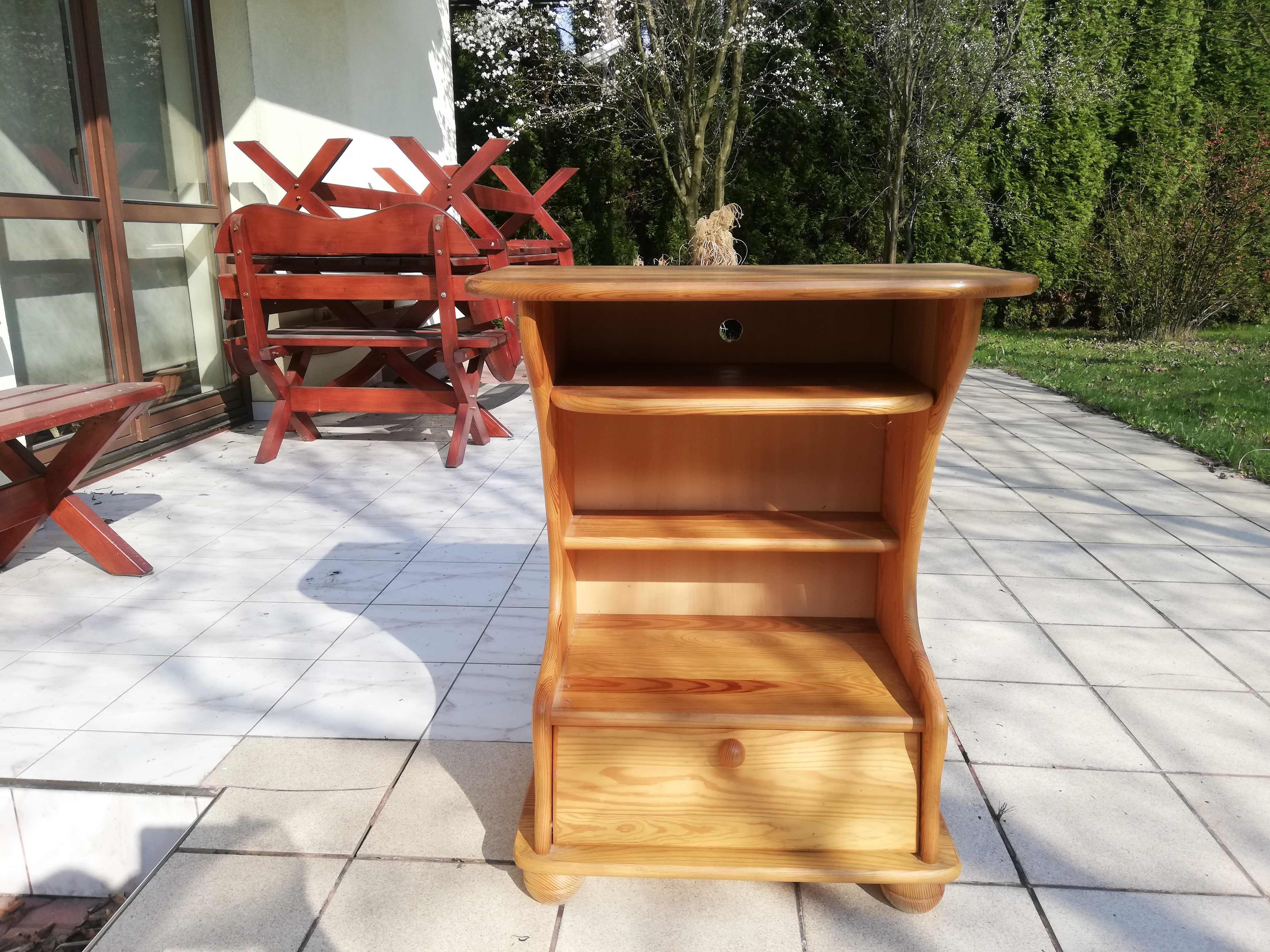 Szafka sosnowa pod tv
