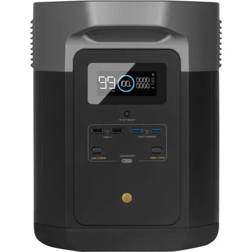 EcoFlow Delta Max + дод. батарея. Сумарна ємність 4000 Вт·год