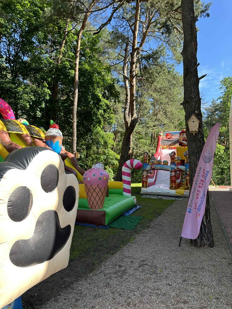Zamek Dmuchany Zamki dumchane Zjeżdżalnie Wynajem na Różne okazje