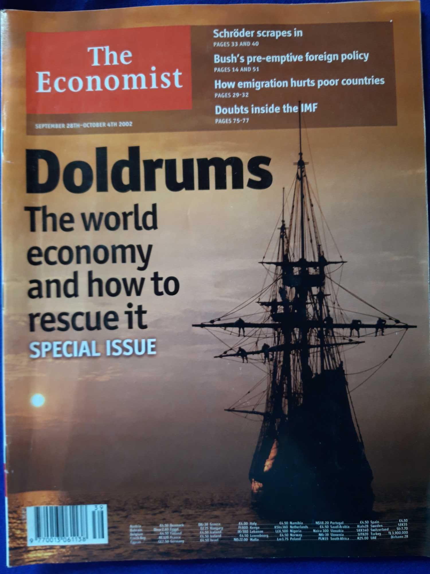 Revistas The Economist Ano 2002