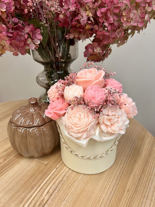 Bukiet Mydlany | Flower Box | Prezent