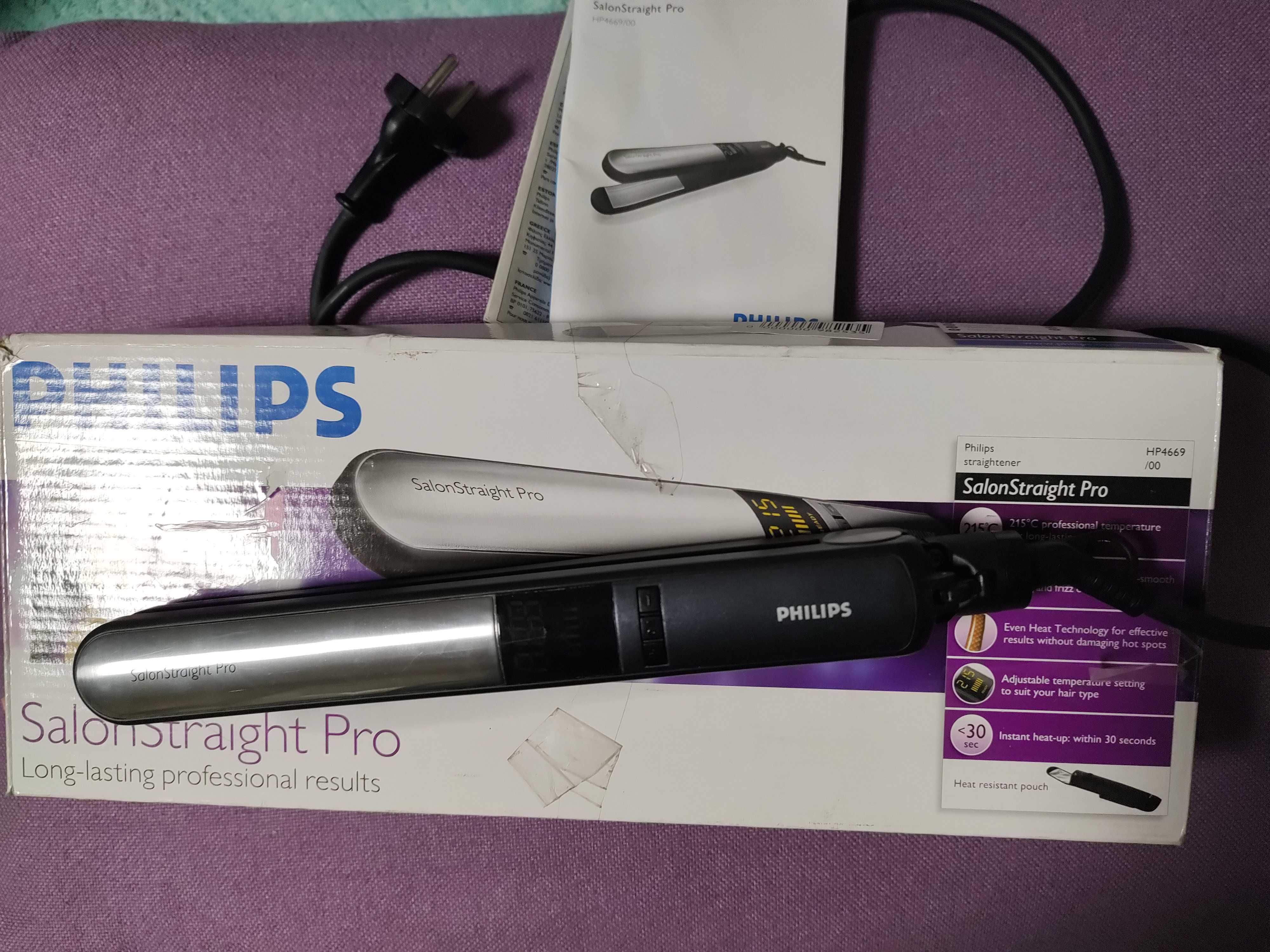 Утюжок выпрямитель волос Philips Salon Straight Pro Hp 4669/00