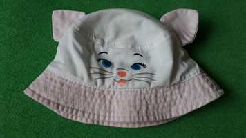 Kapelusz przeciwsłoneczny dziecięcy czapka na lato Disney 12-24 m kot