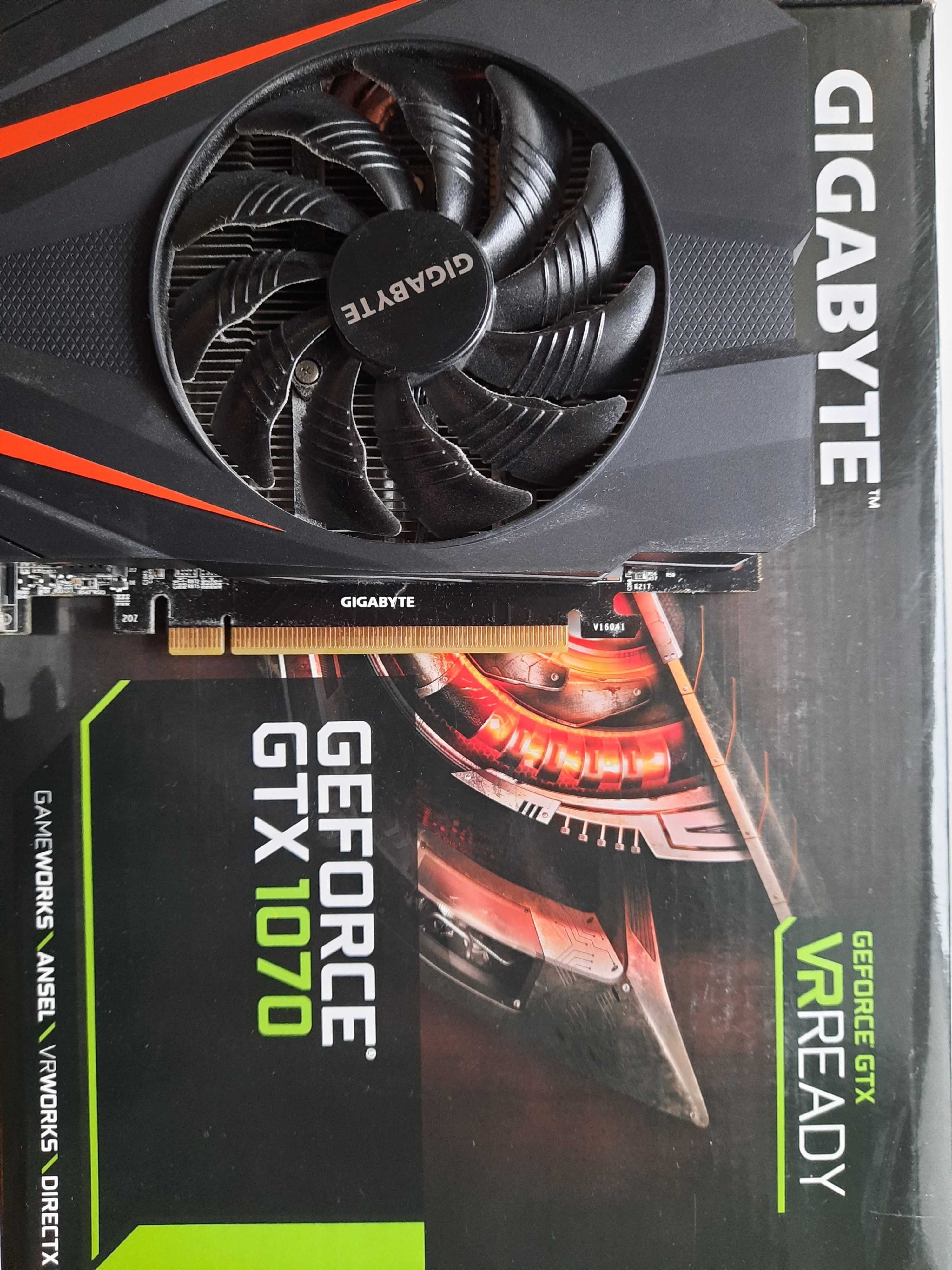 Gigabyte GeForce GTX 1070 Mini ITX OC 8GB (wydajność gtx 980ti)