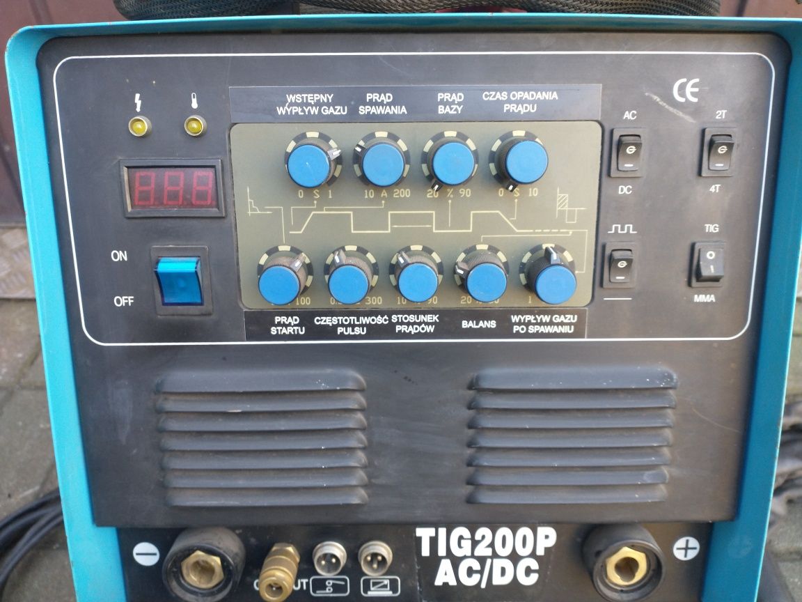 Tig 200P AC/DC Sherman Pedał