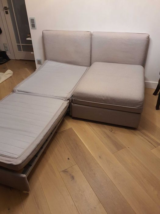 Kanapa, sofa, pufa z oparciem, fotel do spania Ikea 2 szt.