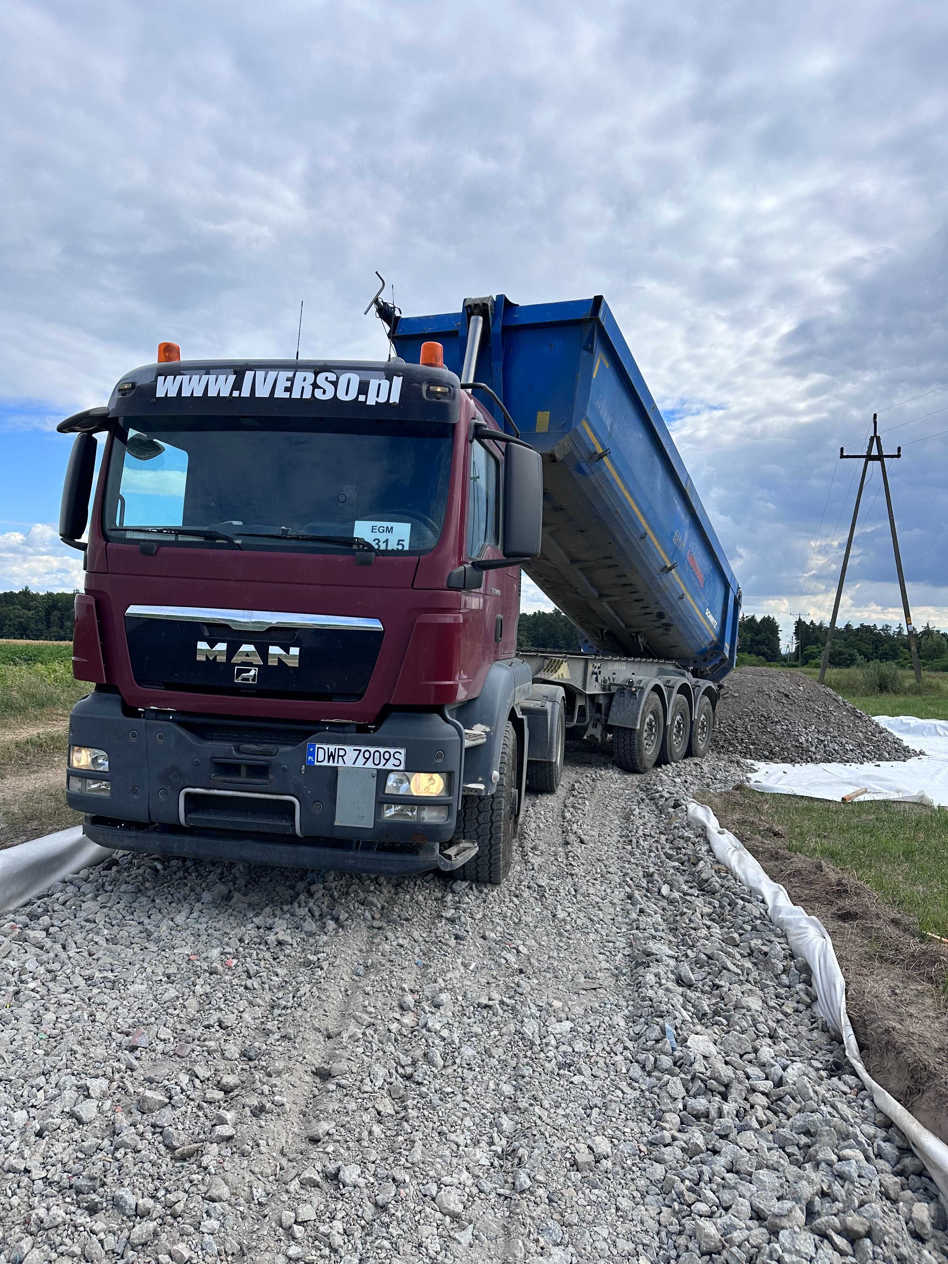 Kruszywo granitowe, budowlane, Mączka, Kruszywa drogowe, Tluczeń