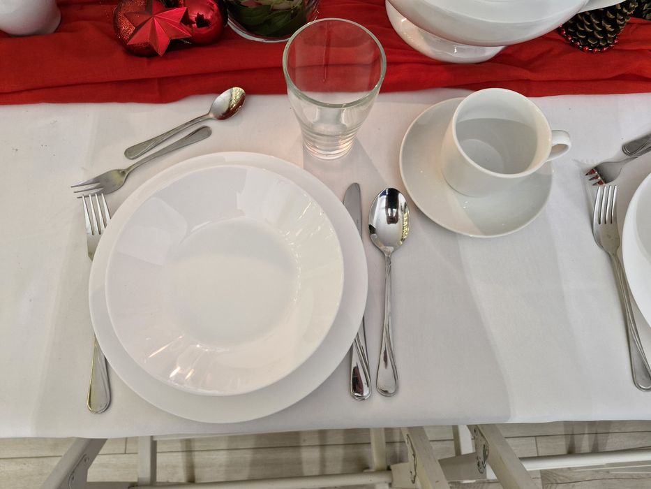 Stoły krzesła zastawa stołowa wynajem na święta sylwester