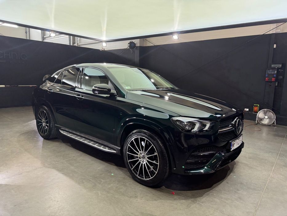Mercedes-Benz GLE Piękny Zielony GLE coupe, salon PL, swiezo po przegladzie