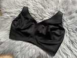 Glamorise biustonosz sportowy bez fiszbin czarny 80/85K wygodny luksus