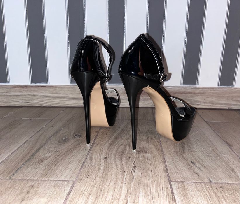 62/ Nowe OD RĘKI 44 męskie buty obcasy 17 cm szpilki sandały 36-46