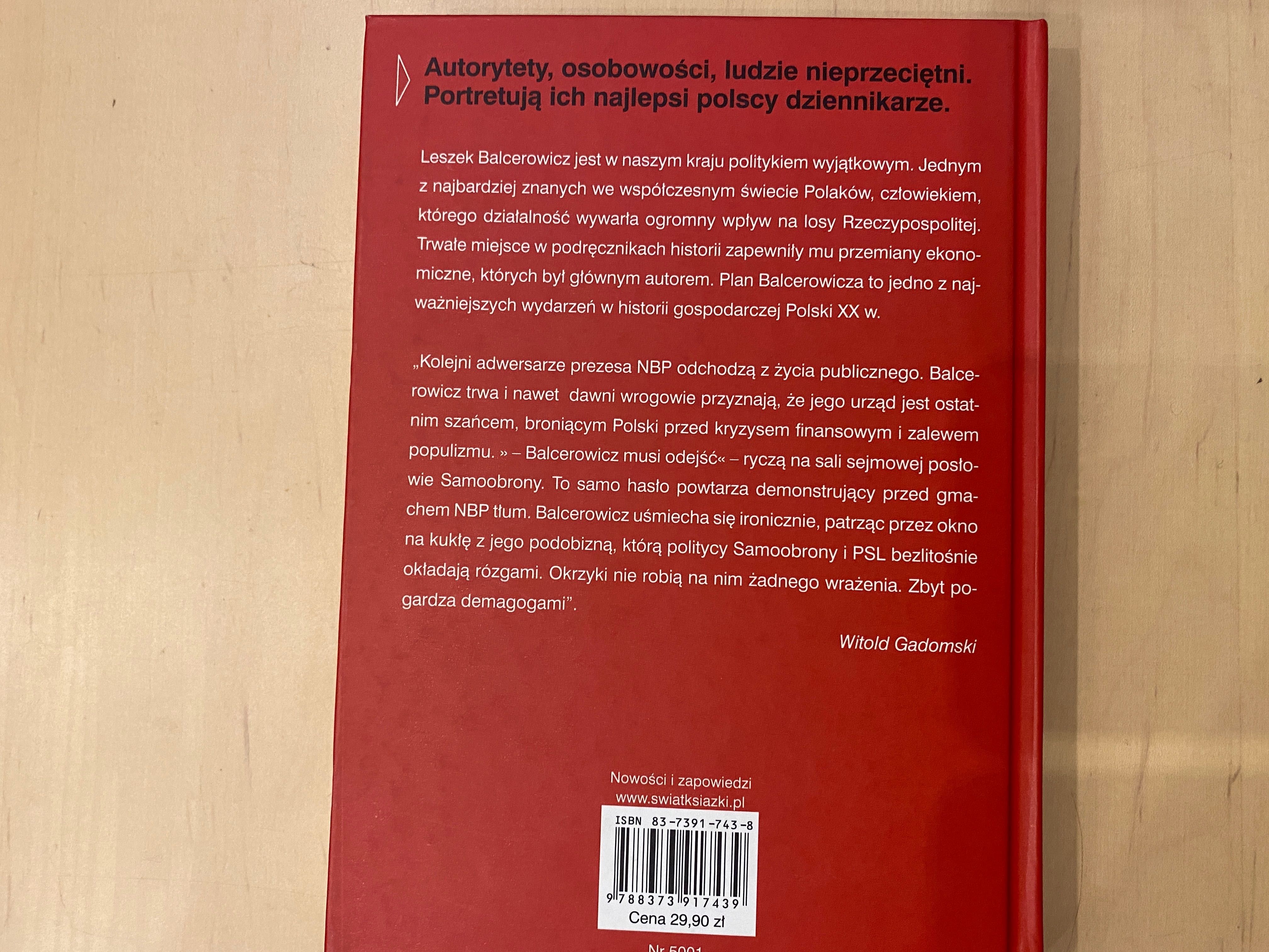 Leszek Balcerowicz, biografia - Witold Gadomski