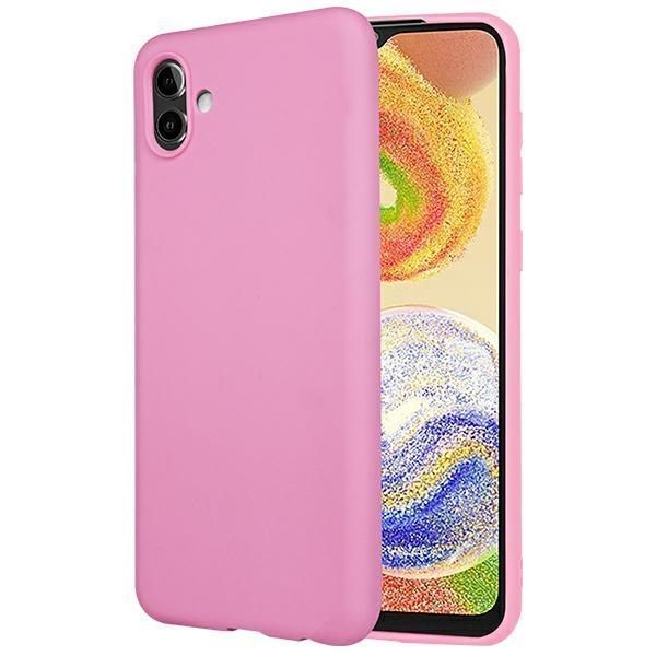 Etui na telefon Samsung A04 Jasnoróżowy / Light Pink