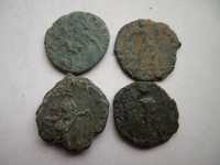 Lote 4 moedas Romanas