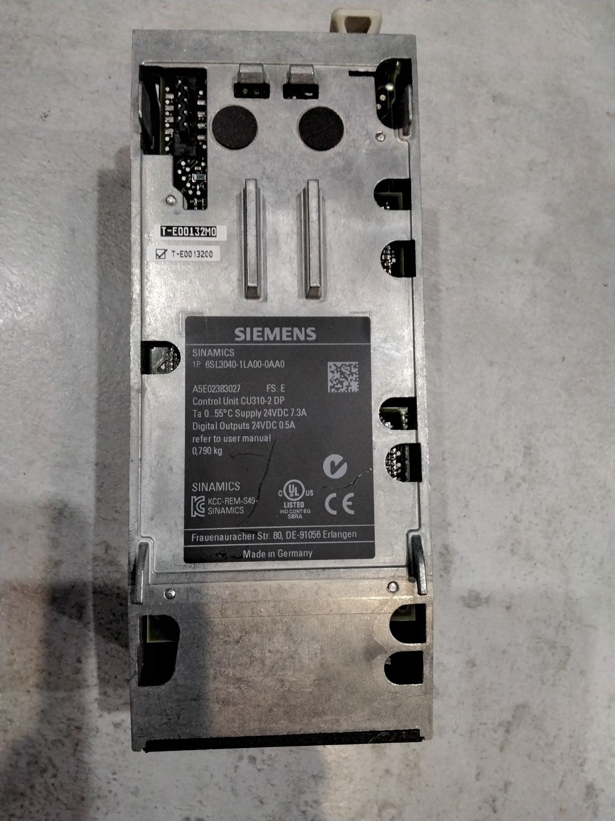 Siemens sinamics CU310-2 DP,  6SL3040-1LA00-0AA0 ,Panel BOP 20 6SL3055
