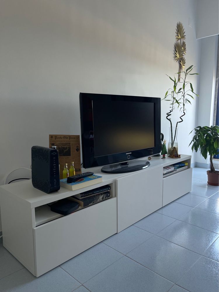 Armário de Televisão, branco, IKEA - Besta