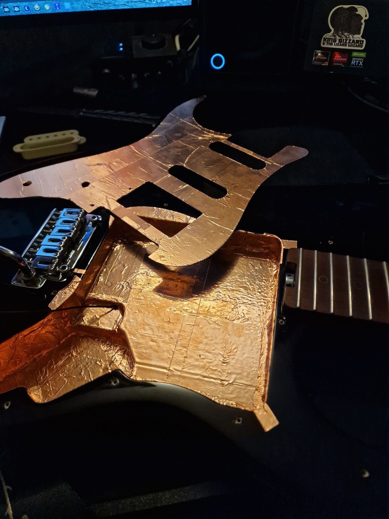 Schecter Nick Johnston HSS + futerał Seymour Duncan TB-4 (czytaj opis)