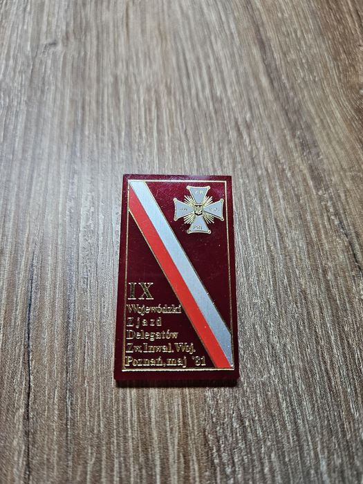 Zjazd delegatów  zw.inwal.woj odznaka