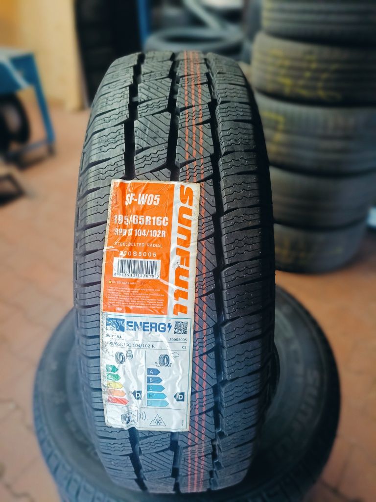 NOWA! Opona Zimowa 195/65R16C SunFull SF-W05 WYSYŁKA MONTAŻ