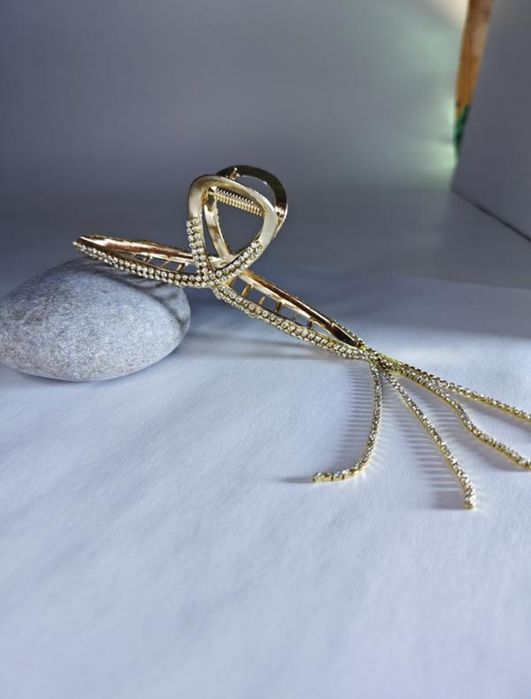 Краб Шанель прикраса заколка для волосся