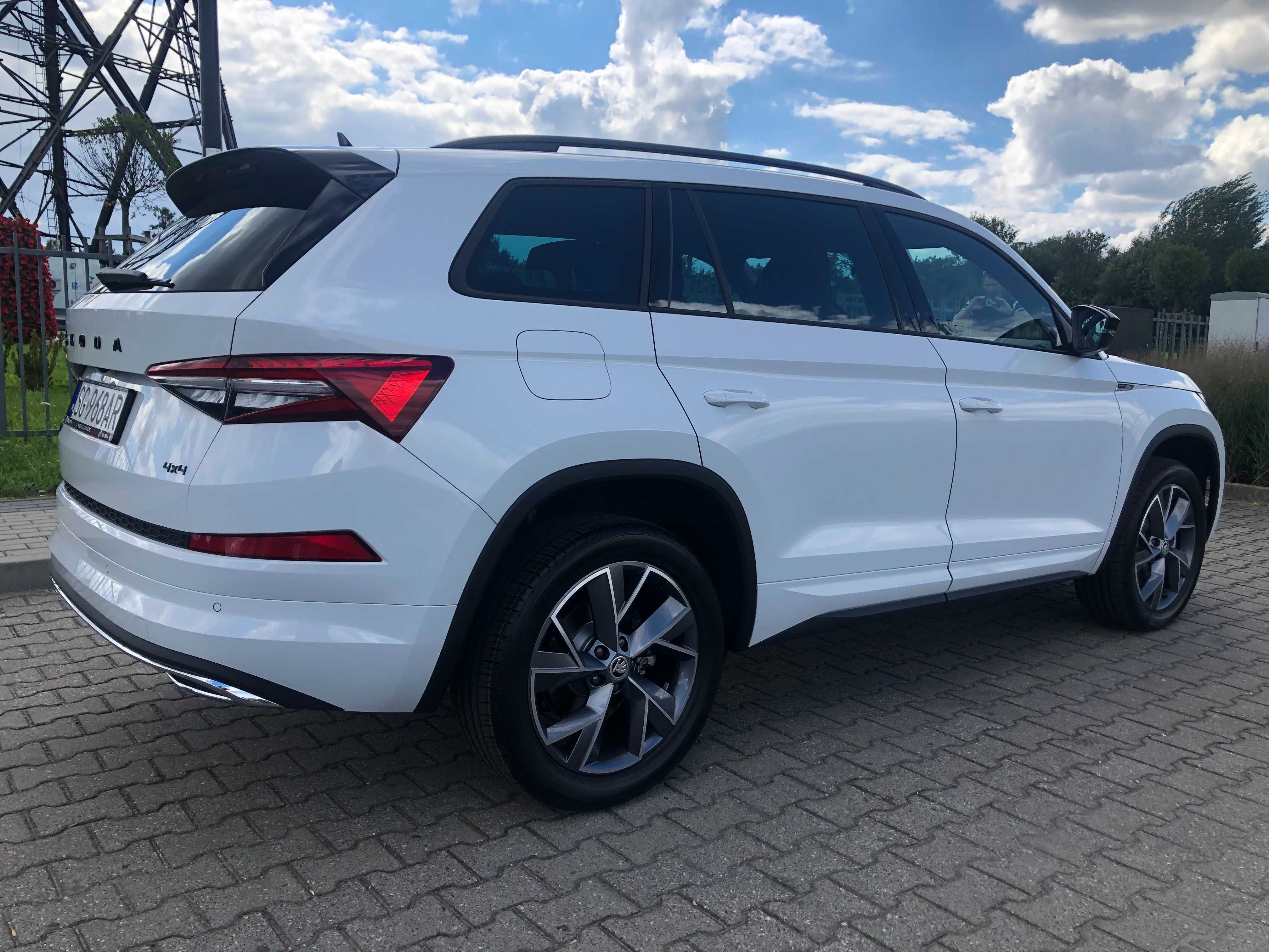 Skoda Kodiaq 4x4 SPORT wynajem długoterminowy z wykupem BEZ BIK